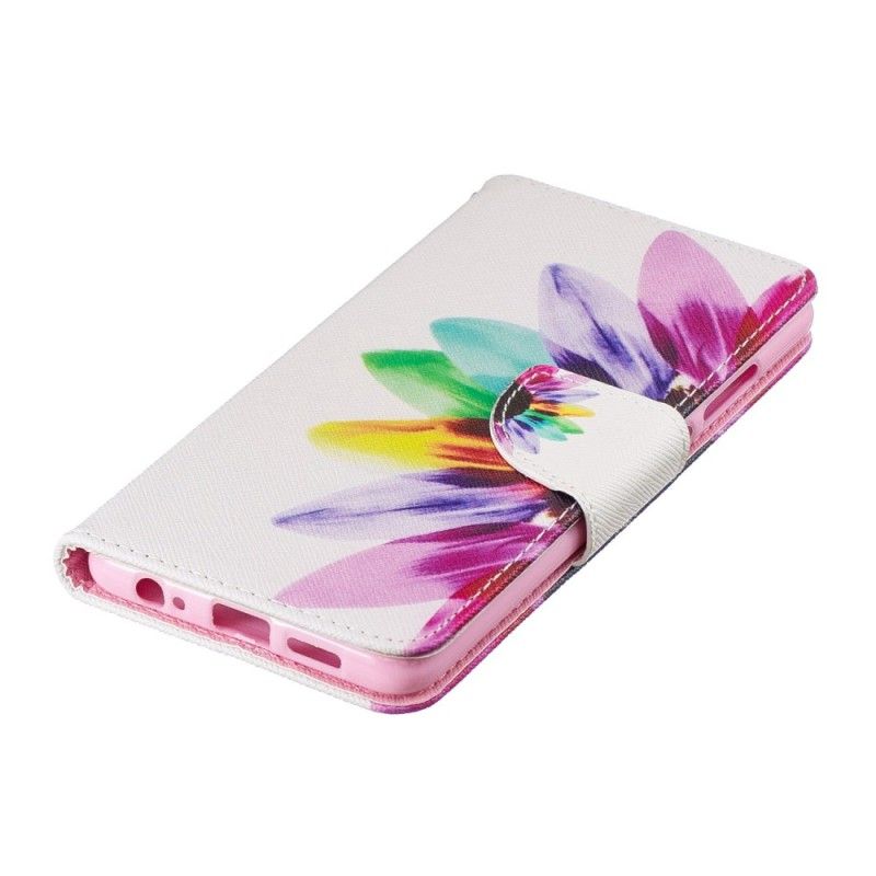 Folio Deksel for Huawei P30 Akvarellblomst