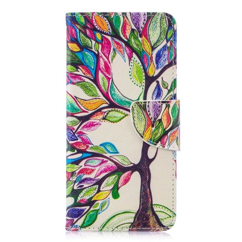 Folio Deksel Huawei P30 Farget Tre