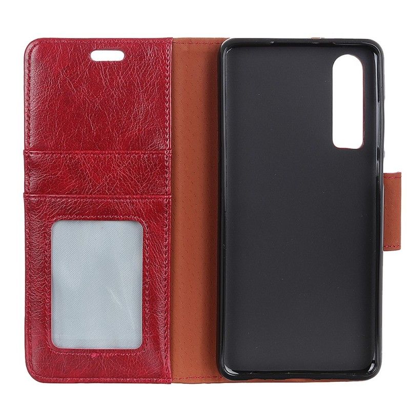Folio Deksel Huawei P30 Skinnende Skinneffekt Beskyttelse