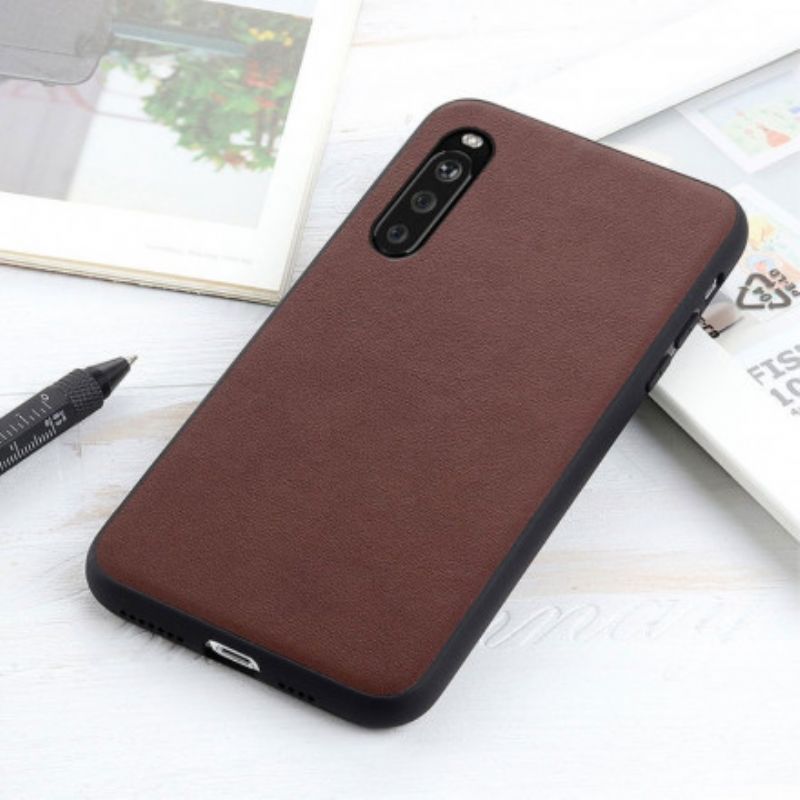 Deksel Sony Xperia 10 Iii Mobildeksel Genuine Leather Business