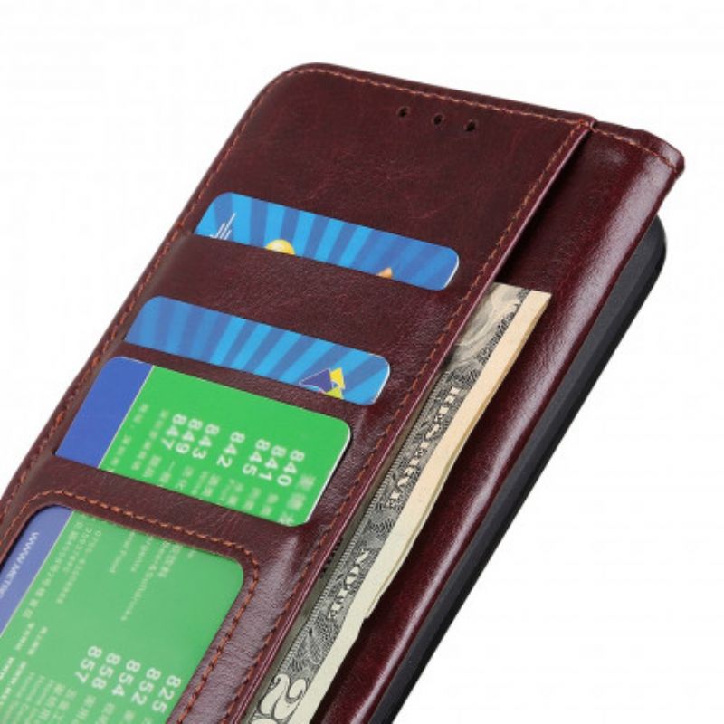 Folio Deksel Sony Xperia 10 Iii Faux Leather Finesse Beskyttelse Deksel
