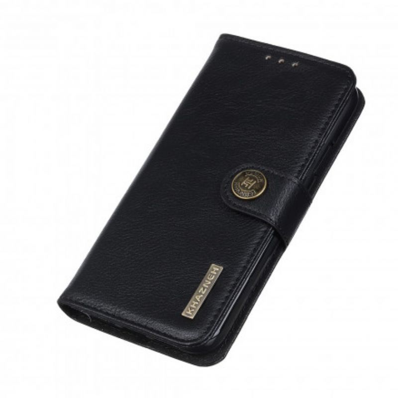 Folio Deksel Sony Xperia 10 Iii Imitert Skinn Khazneh