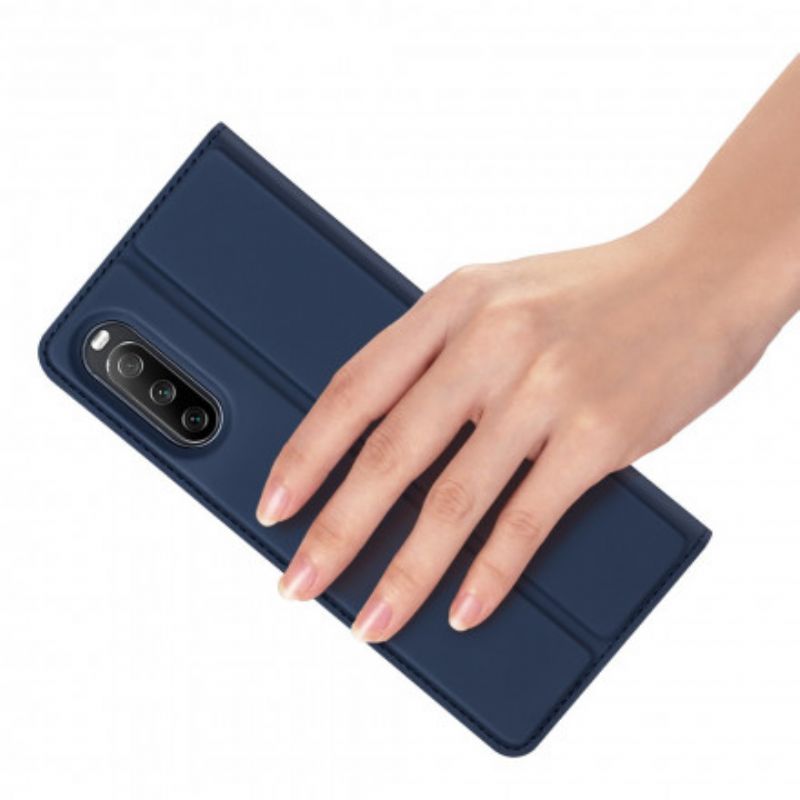 Folio Deksel Sony Xperia 10 Iii Skin Pro Dux Ducis Beskyttelse Deksel