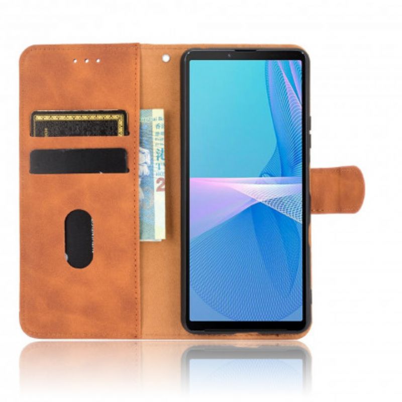 Folio Deksel Sony Xperia 10 Iii Skin-touch Beskyttelse Deksel
