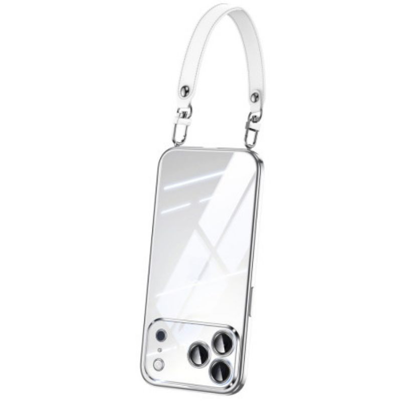 Deksel iPhone 17 Pro Max Gjennomsiktig Med Snor