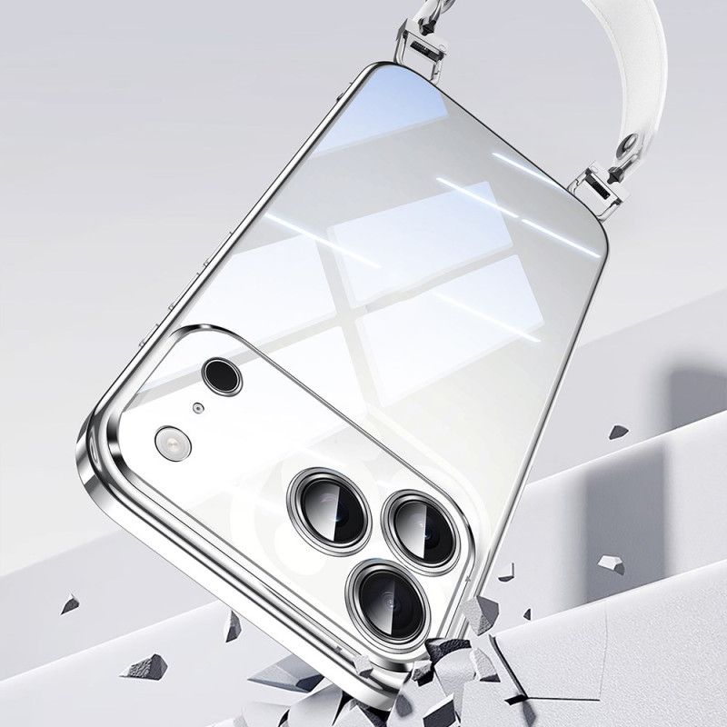 Deksel iPhone 17 Pro Max Gjennomsiktig Med Snor