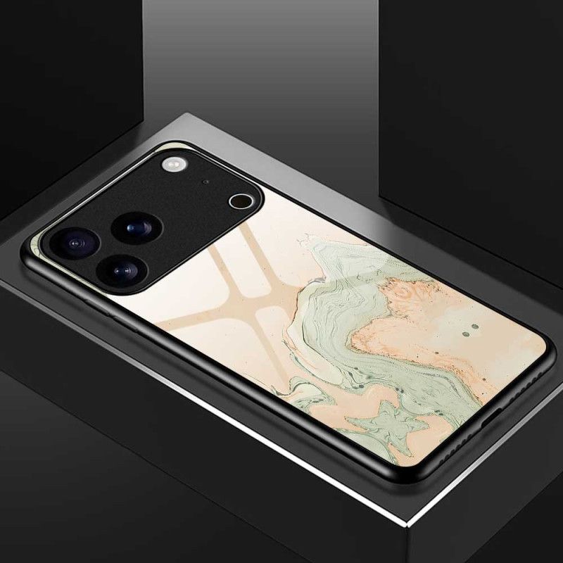 Deksel iPhone 17 Pro Max Malt Mønster I Herdet Glass