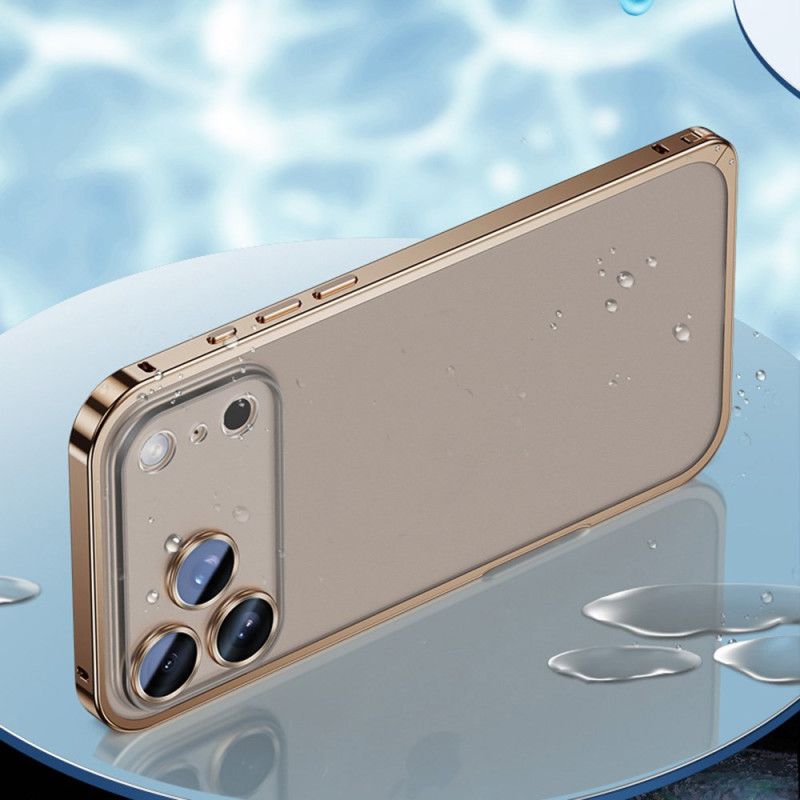 Deksel iPhone 17 Pro Max Metallramme Beskyttelse Deksel