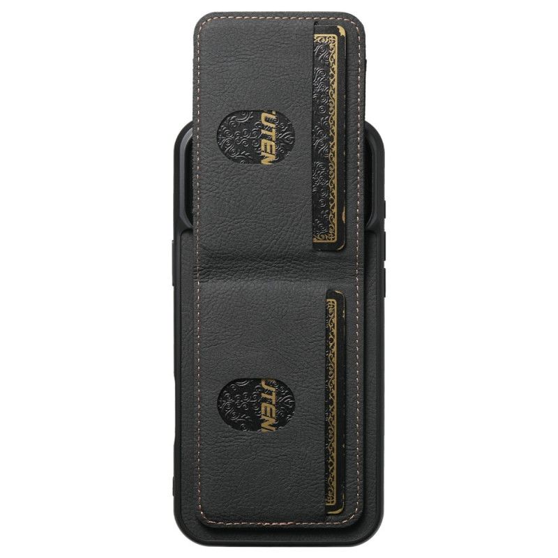 Deksel iPhone 17 Pro Max Mobildeksel Kortholder Og Stativ I Retrostil