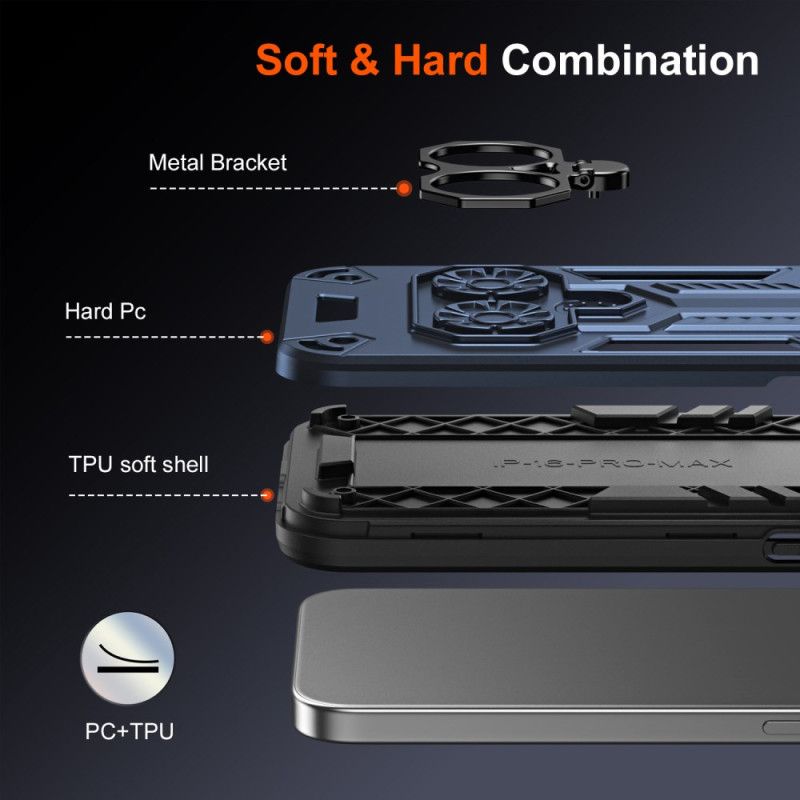 Deksel iPhone 17 Pro Max Mobildeksel Ringholder Og Støtte