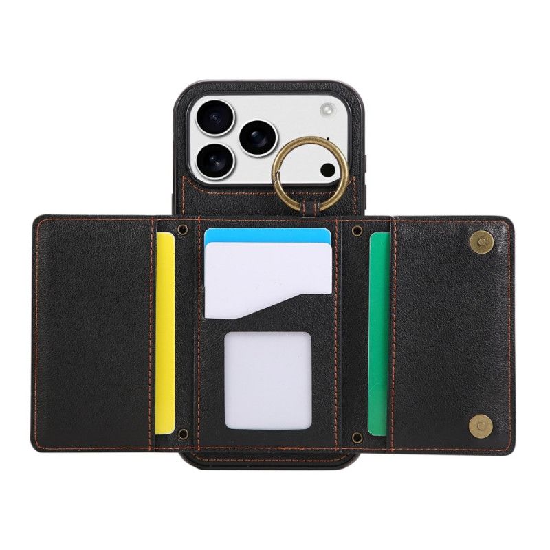 Deksel Til iPhone 17 Pro Max Lommebok Og Skulderstropp