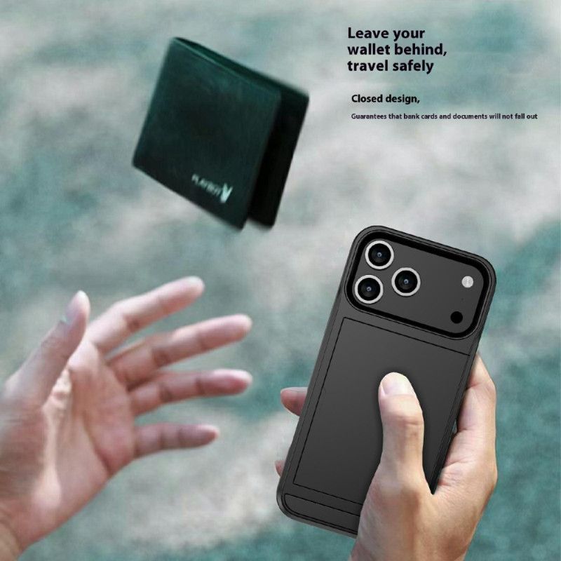 Deksel Til iPhone 17 Pro Max Skyvekortholder