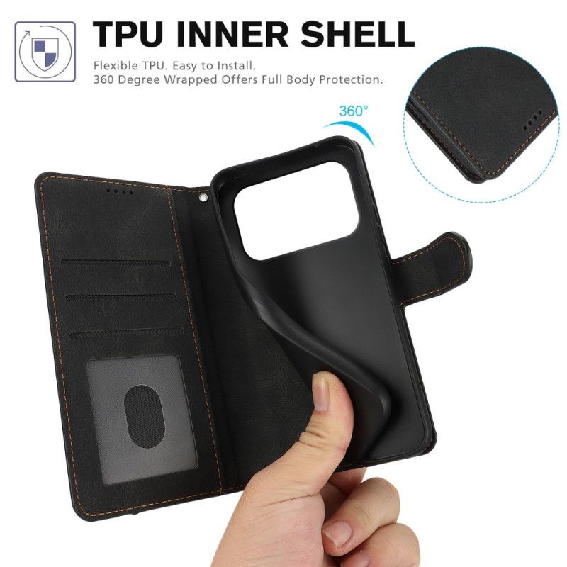 Folio Deksel iPhone 17 Pro Max Med Lommebok Og Stativ Beskyttelse Deksel