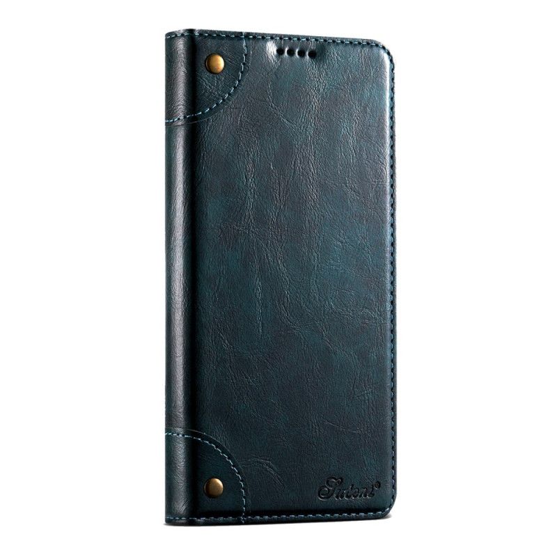 Folio Deksel Lær iPhone 17 Pro Max Vintage Suteni