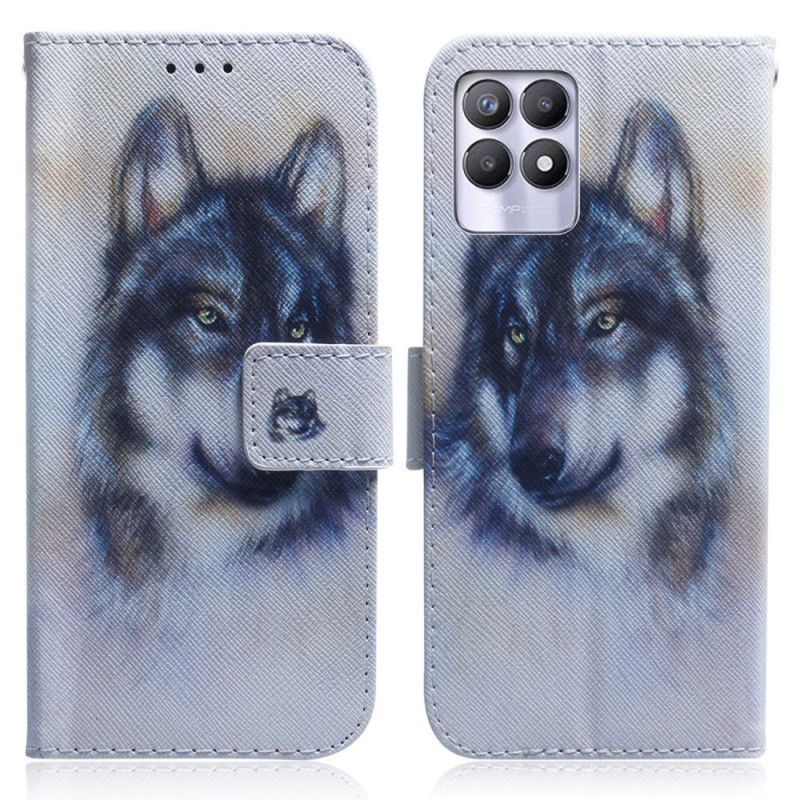 Folio Deksel Til Realme 8i Canine Look