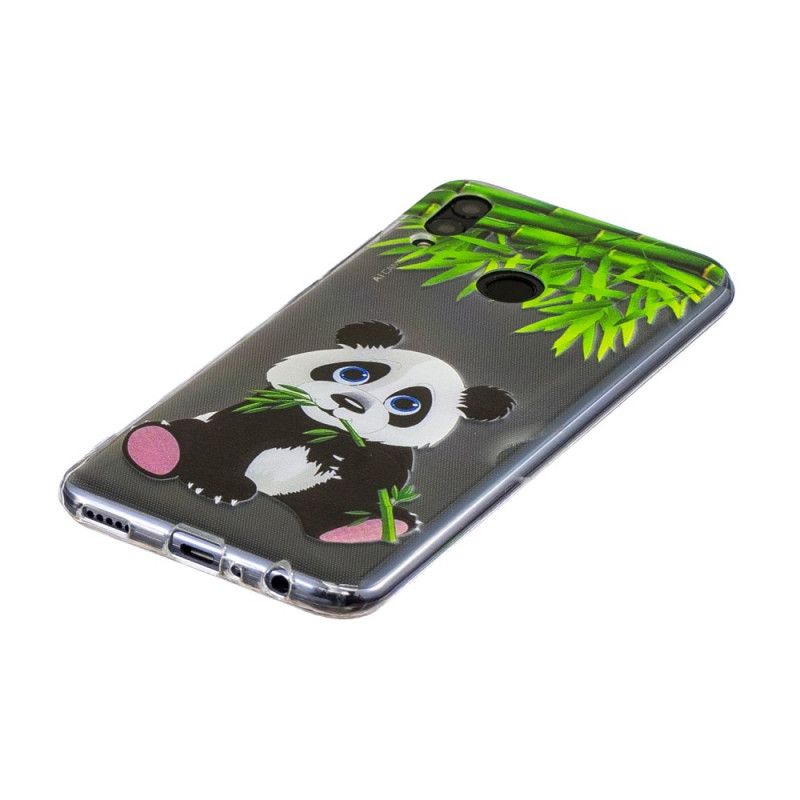 Deksel Huawei P Smart 2019 Mobildeksel Gjennomsiktig Panda-Spis