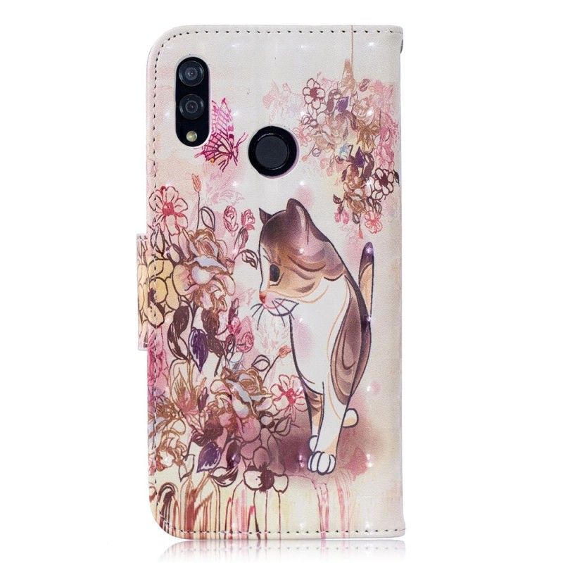 Folio Deksel Huawei P Smart 2019 Katt Og Natur