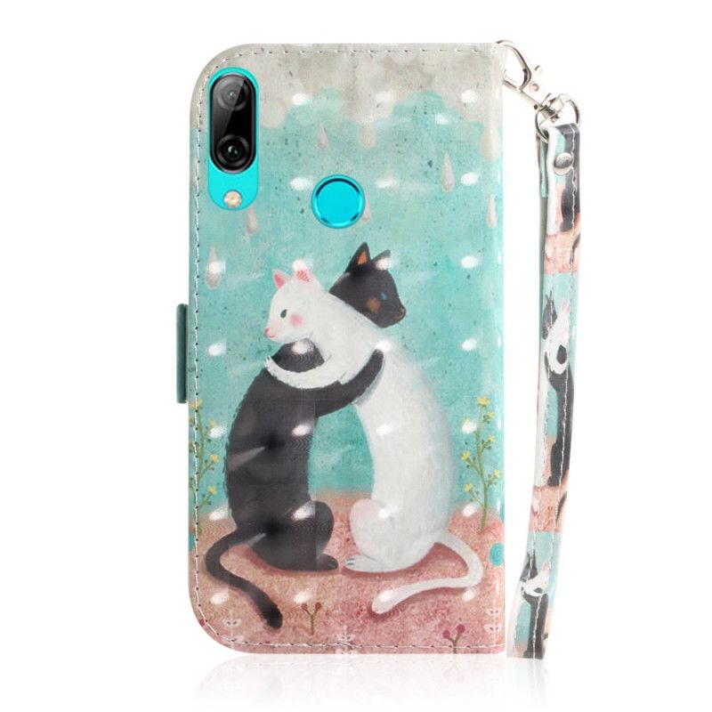 Folio Deksel Huawei P Smart 2019 Kattevenner Med Tanga Anti-fall
