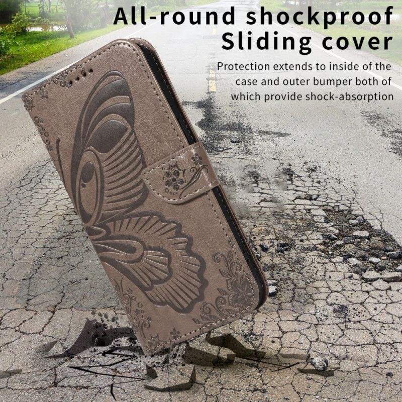 Folio Deksel Google Pixel 10a Grafisk Sommerfugl Beskyttelse Deksel