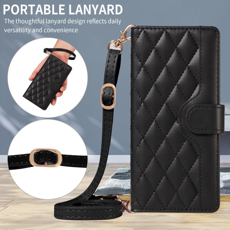 Folio Deksel Google Pixel 10a Vattert Lommebok Med Stropper Og Skulderstropp Beskyttelse Deksel