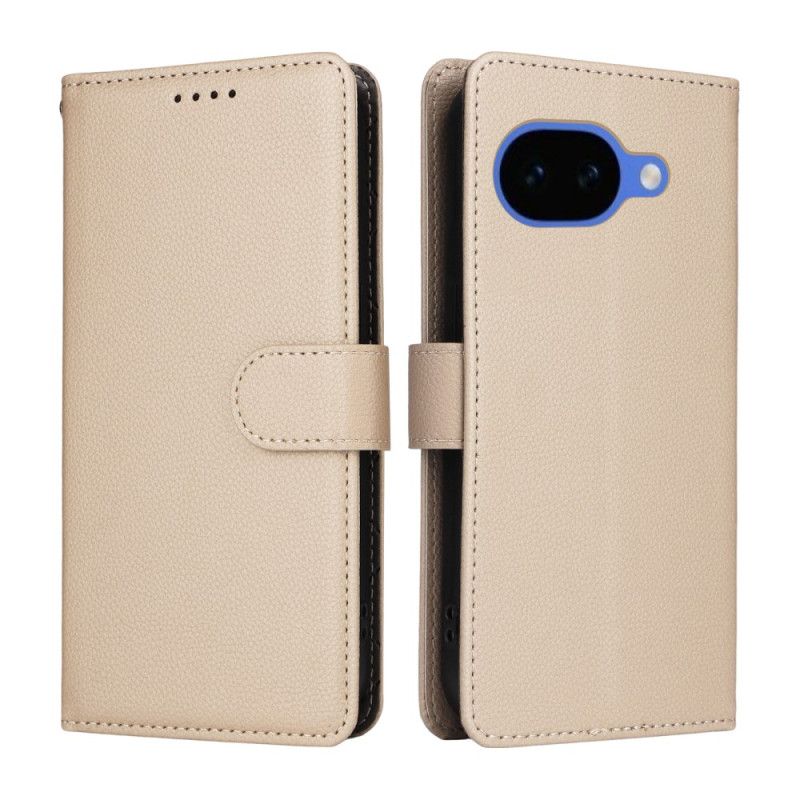 Lærdeksel Folio Deksel Google Pixel 10a Mobildeksel Rfid-blokkering