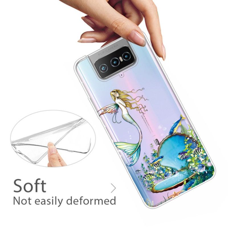 Deksel Asus Zenfone 7 / 7 Pro Blå Sirene