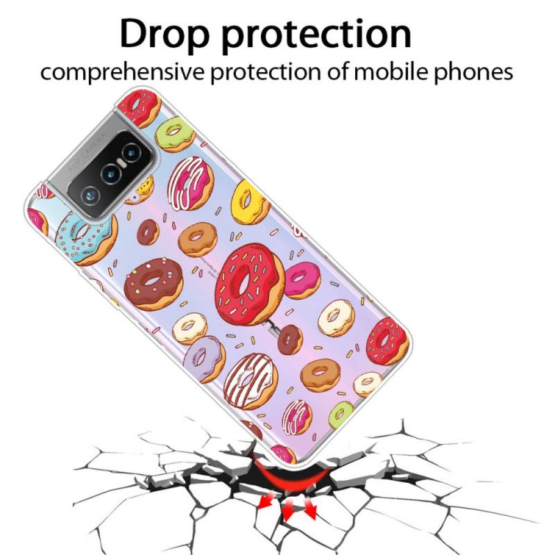 Deksel Asus Zenfone 7 / 7 Pro Kjærlighetsdoughnuts