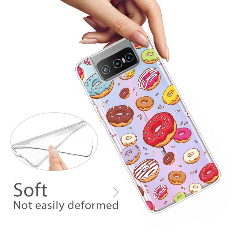 Deksel Asus Zenfone 7 / 7 Pro Kjærlighetsdoughnuts
