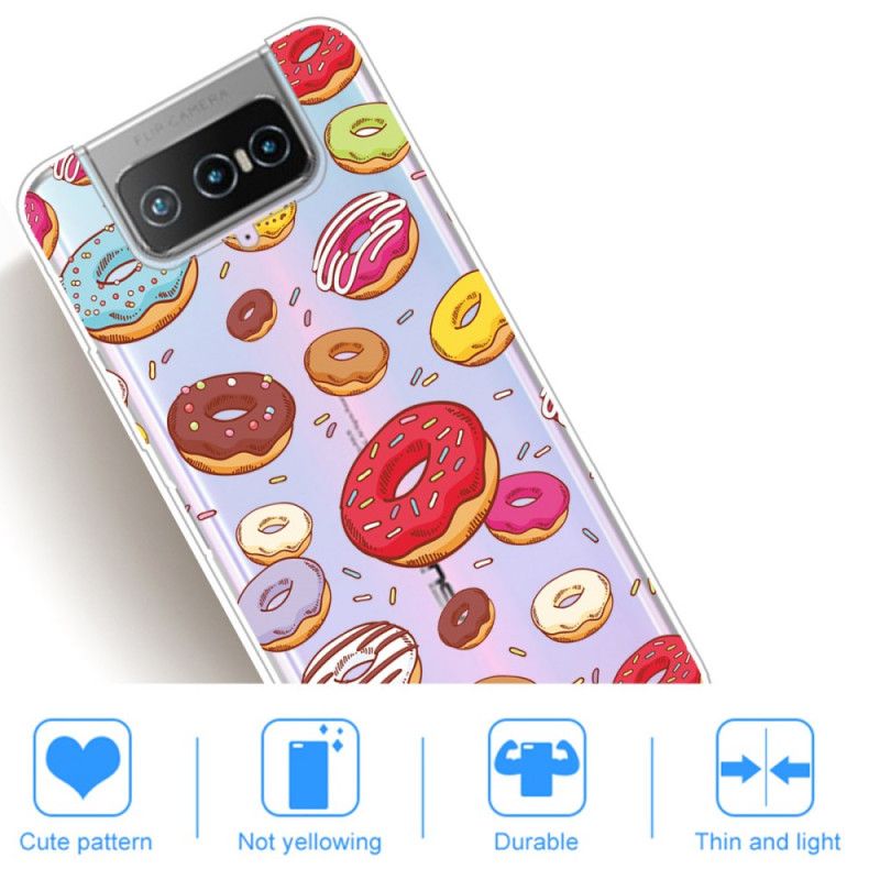 Deksel Asus Zenfone 7 / 7 Pro Kjærlighetsdoughnuts