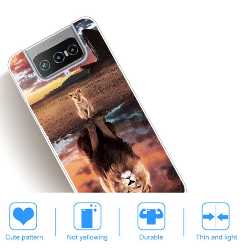 Deksel Asus Zenfone 7 / 7 Pro Løveunge Drøm