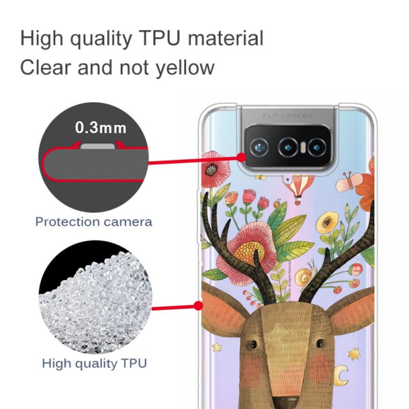 Deksel Asus Zenfone 7 / 7 Pro Mobildeksel Stammehjort