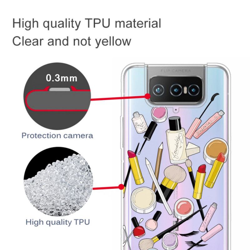 Deksel Asus Zenfone 7 / 7 Pro Mobildeksel Toppsminke
