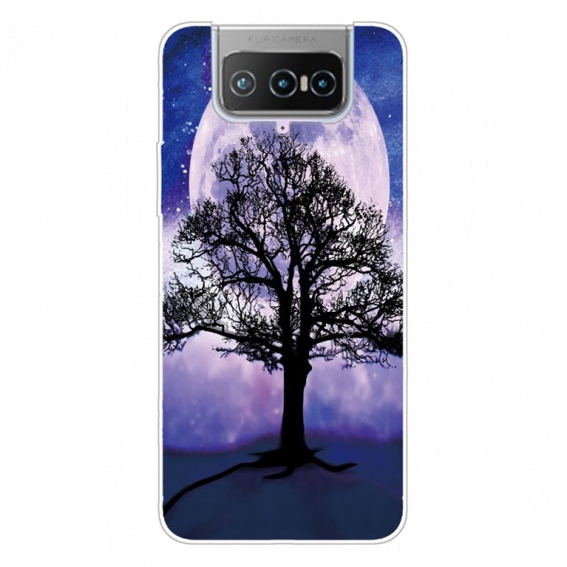 Deksel Asus Zenfone 7 / 7 Pro Mobildeksel Tre Og Måne