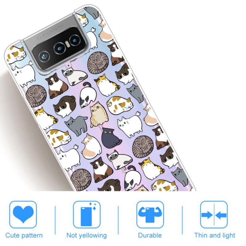 Deksel Asus Zenfone 7 / 7 Pro Toppkatter