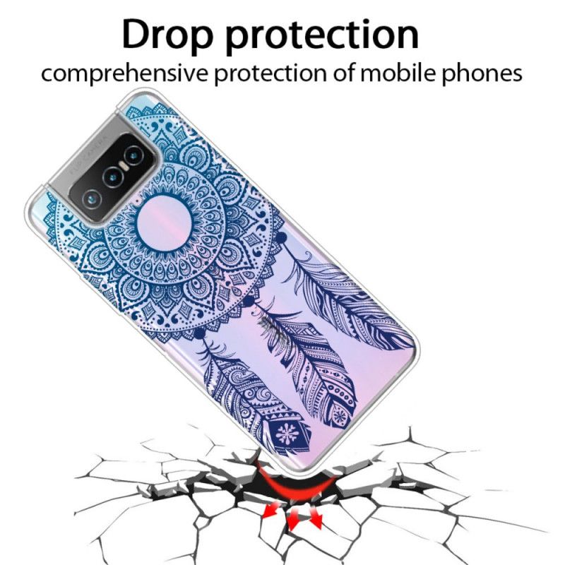 Deksel Asus Zenfone 7 / 7 Pro Unik Blomstermandala Anti-fall