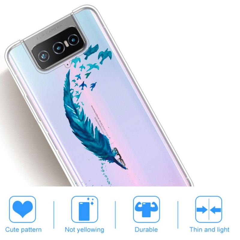 Deksel Asus Zenfone 7 / 7 Pro Vakker Fjær