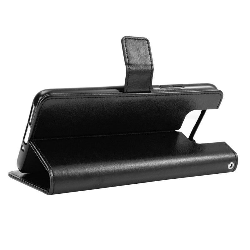 Folio Deksel Asus Zenfone 7 / 7 Pro Svart Prangende Kunstlær
