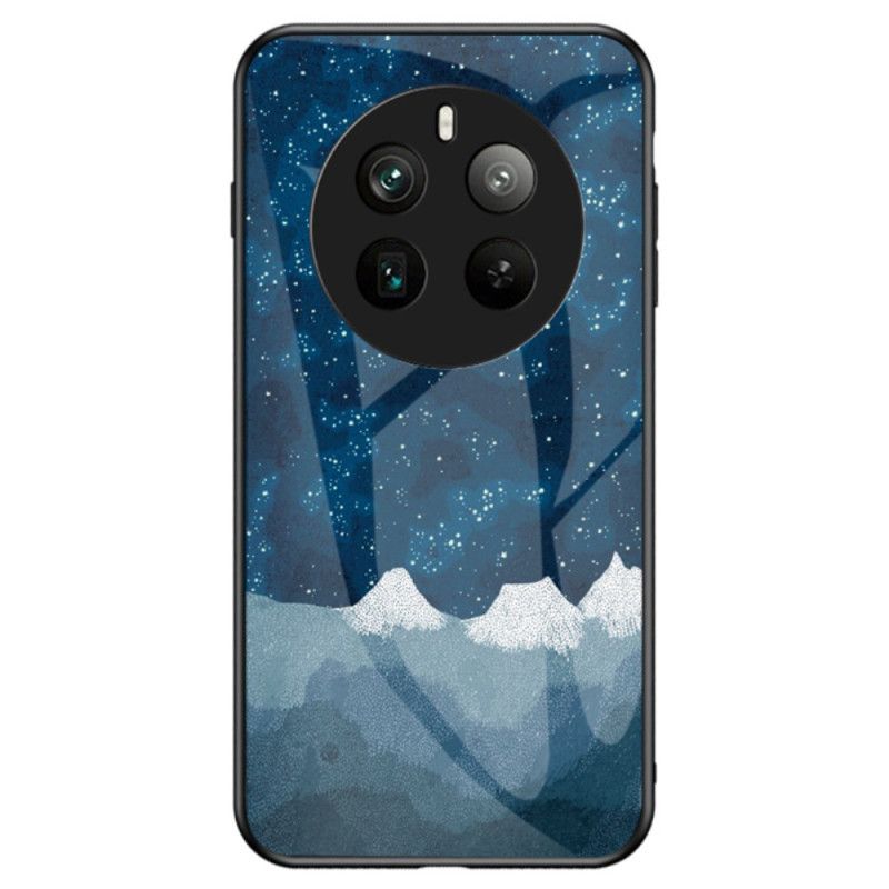 Deksel Realme 12 Pro / 12 Pro Plus Stjernehimmel Herdet Glass Beskyttelse Deksel
