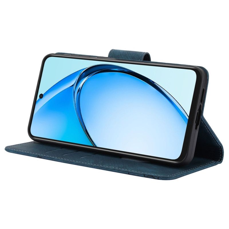 Folio Deksel Realme 12 Pro / 12 Pro Plus Blomstertrykkrem
