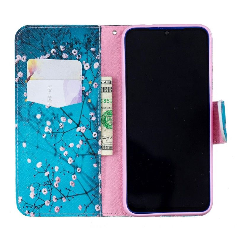 Folio Deksel for Xiaomi Redmi Note 7 Blomstrende Tre