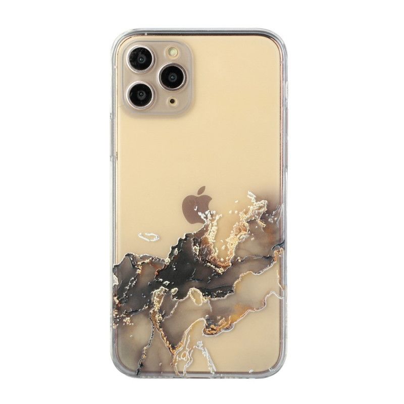 Deksel for iPhone 11 Pro Max Hvit Kunstnerisk Fleksibel Silikon