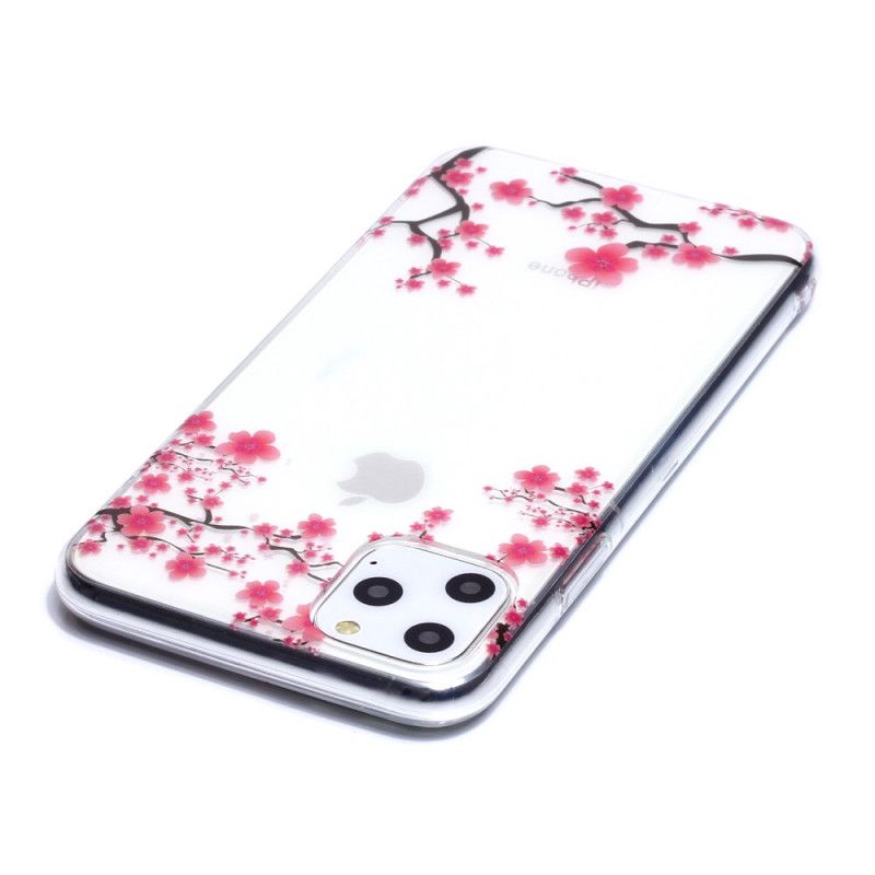 Deksel iPhone 11 Pro Max Gjennomsiktig Blomstrende Tre