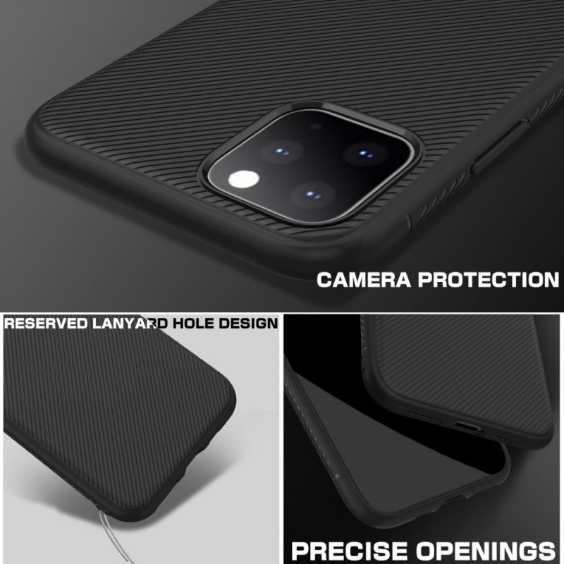 Deksel iPhone 11 Pro Max Svart Jazzserie Twill