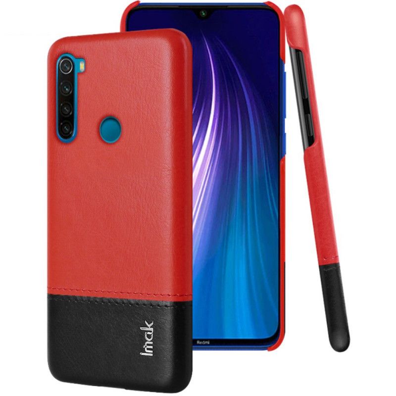 Deksel Xiaomi Redmi Note 8 Rød Imak Ruiyi-Serien Skinneffekt