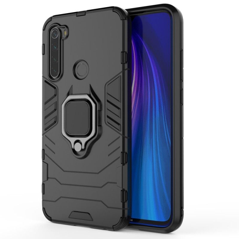 Deksel Xiaomi Redmi Note 8 Svart Motstandsdyktig Ring Anti-fall