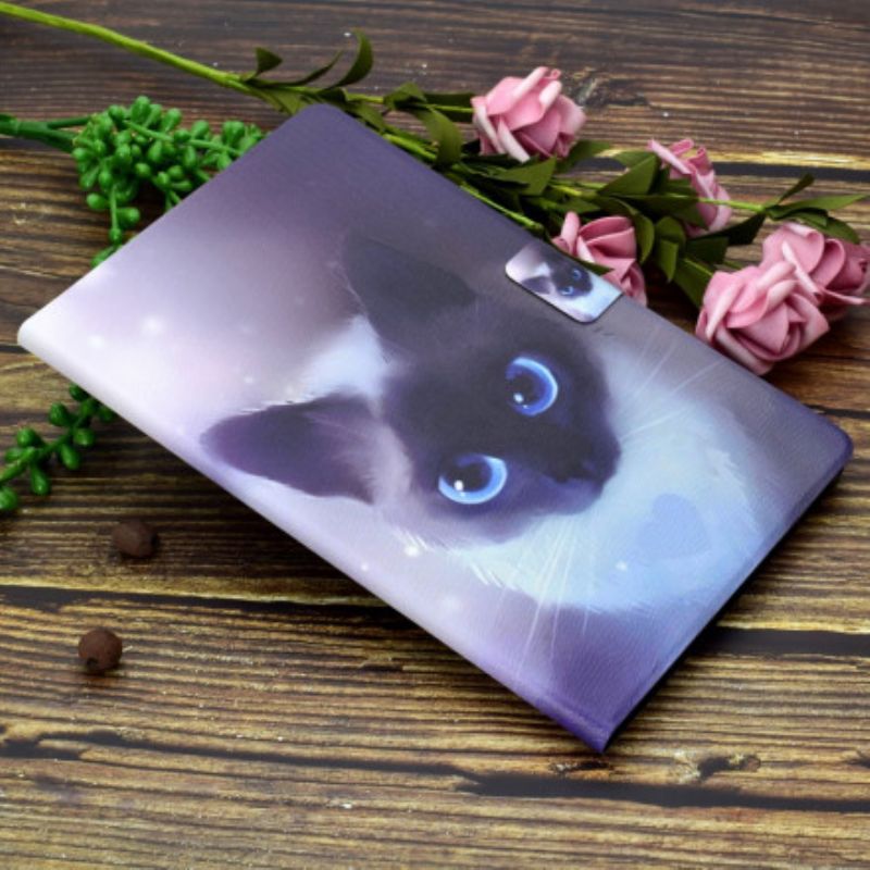 Folio Deksel Til Huawei Matepad New Blue Eyed Cat