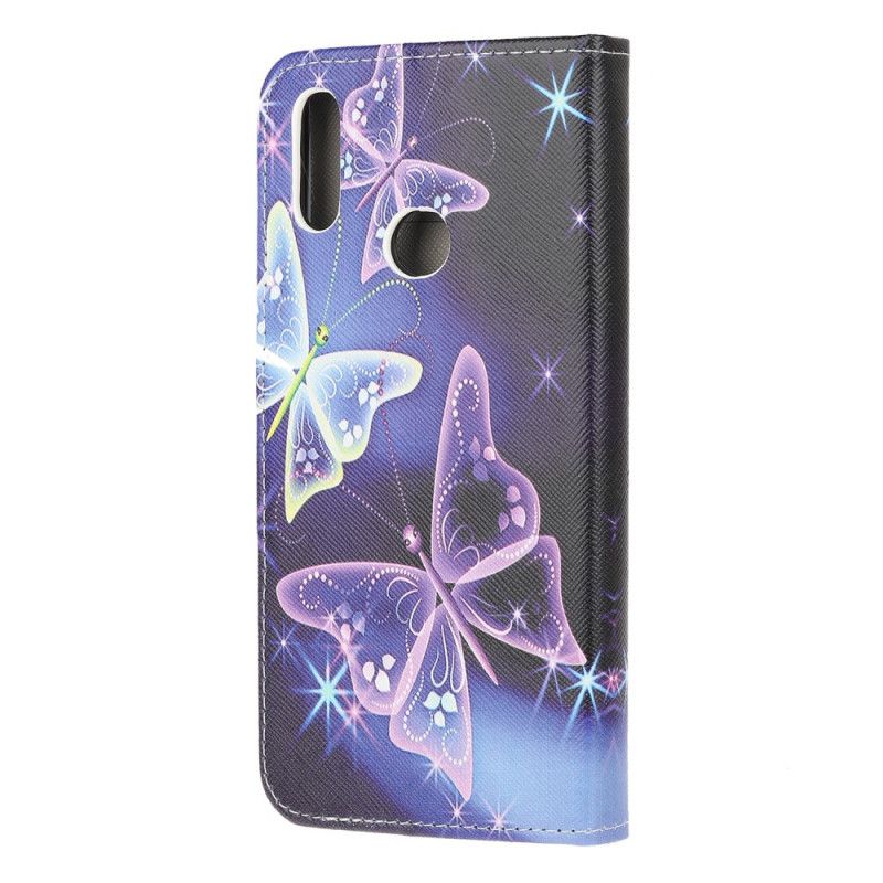 Folio Deksel Samsung Galaxy A10s Magiske Sommerfugler Anti-fall