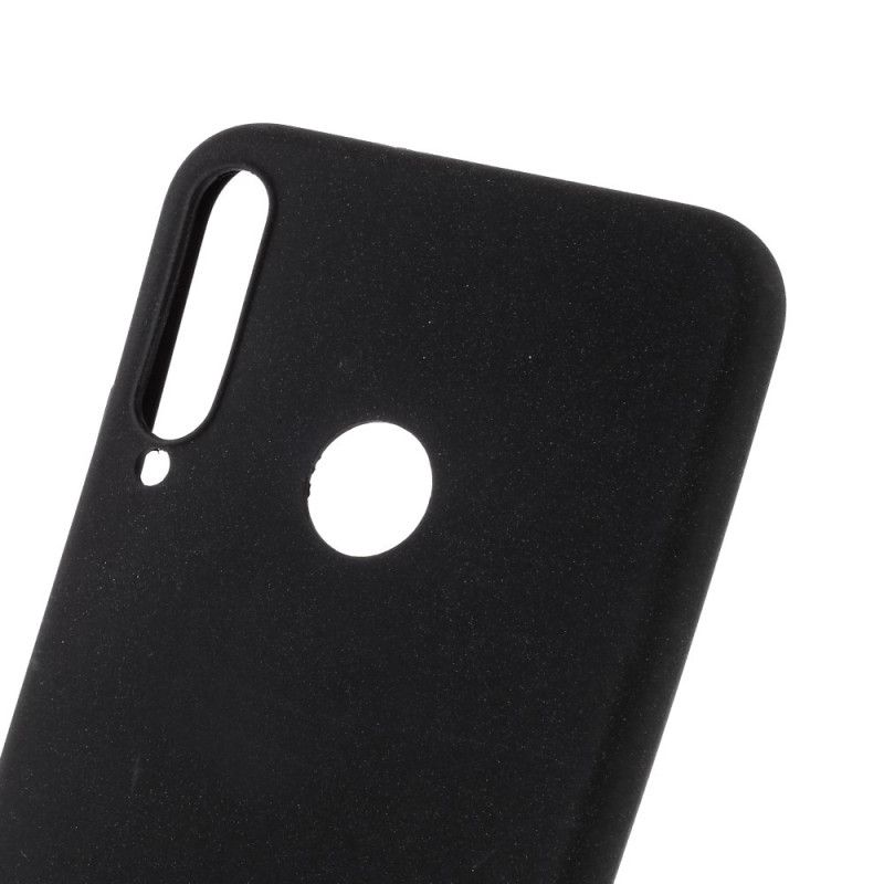 Deksel Huawei P40 Lite E / Y7p Svart Matt Glitter
