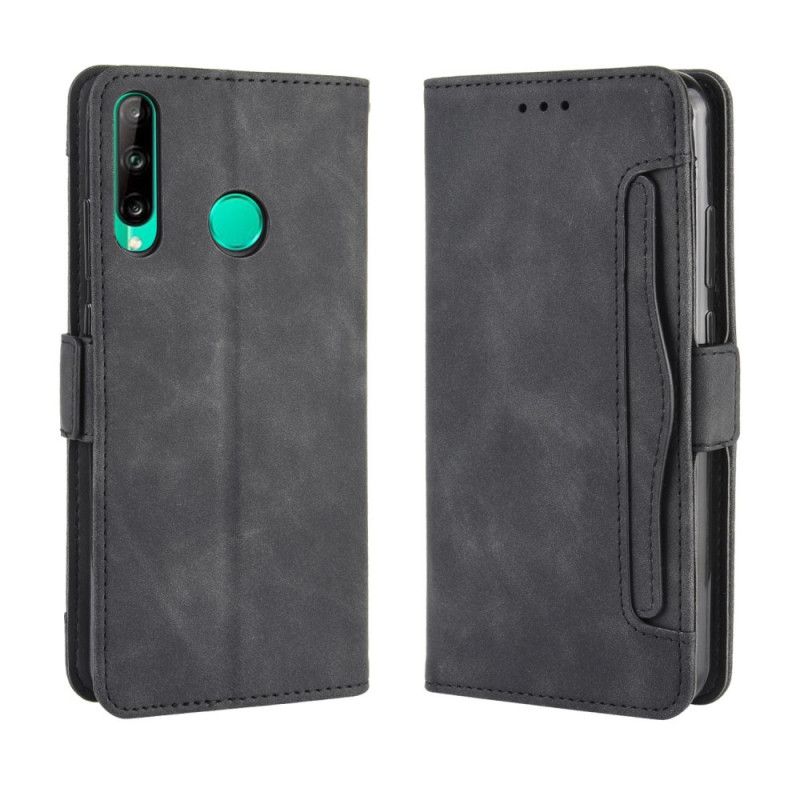 Folio Deksel Huawei P40 Lite E / Y7p Svart Førsteklasses Multikort