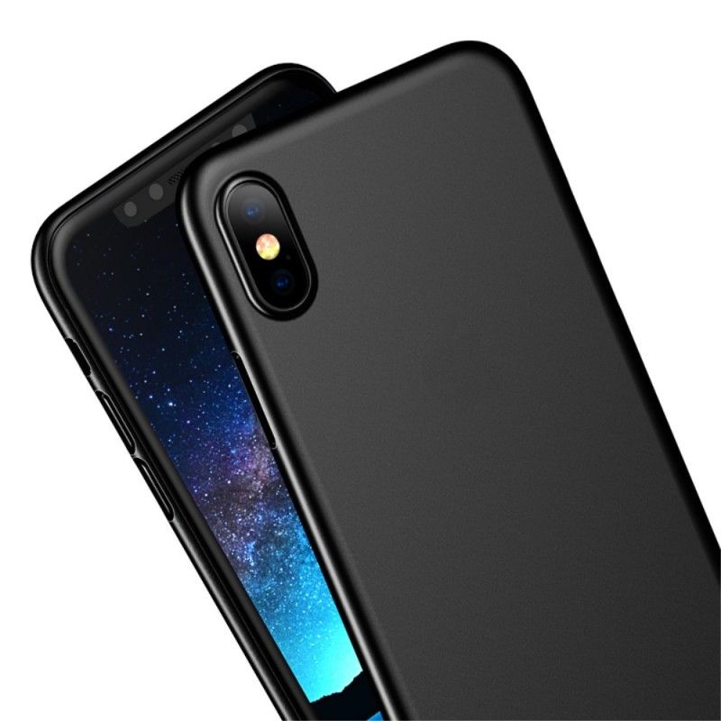 Deksel for iPhone X Svart Myk Serie Usams
